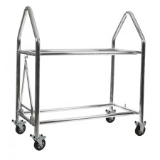 Căruț pentru anvelope din oțel inoxidabil BG Racing, lungime 2 m - BG-R116S - BGR116S - 5060252091015